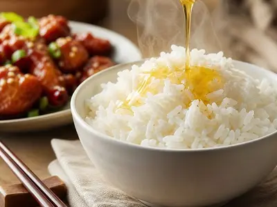 Finishing dishes with ghee