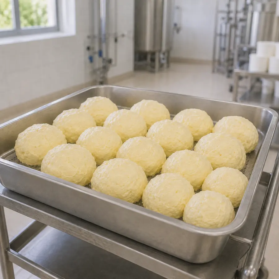 Cultured butter forms