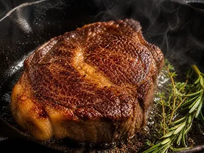 Searing meat in ghee